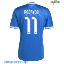 Camisa de time de futebol Real Madrid Rodrygo Goes #11 Replicas 3º Equipamento 2025-26 Manga Curta
